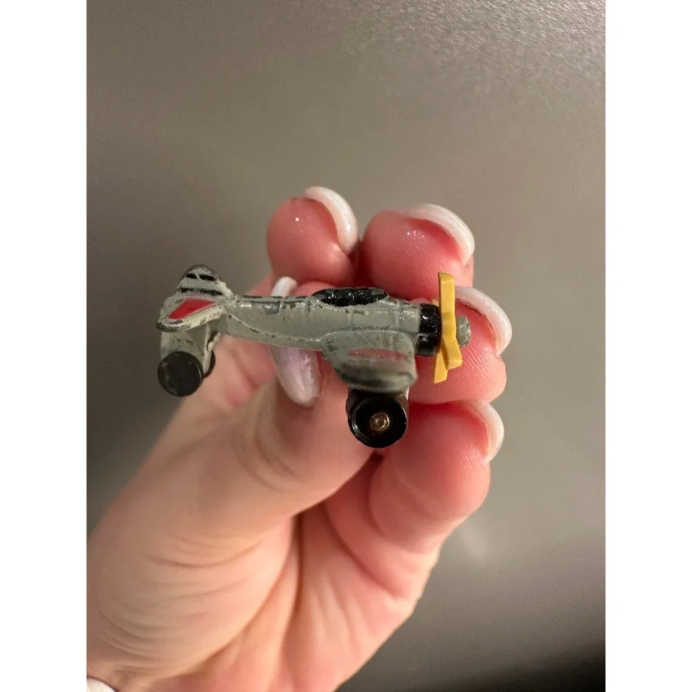 Vintage Miniature‎ Toy Airplane WWII Japanese Fighter Metal Diecast